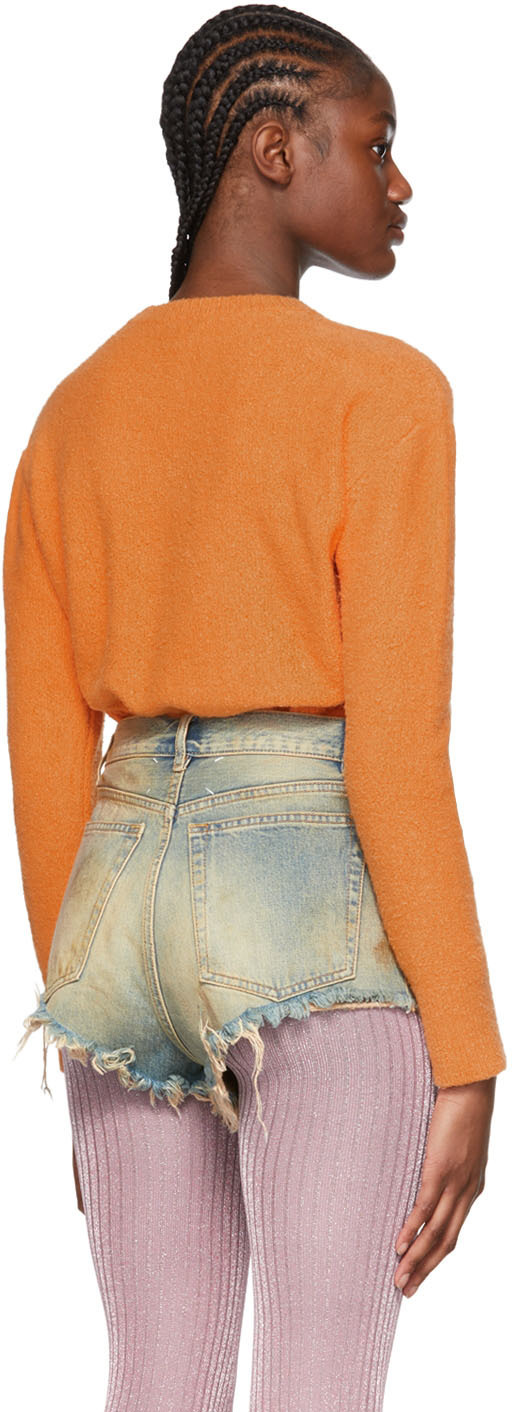 Puppets and Puppets Orange Organic Cotton Sweater
