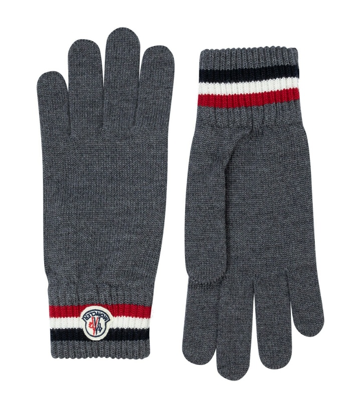 Photo: Moncler - Wool ribbed gloves
