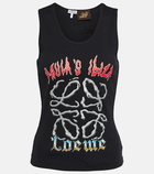 Loewe Paula's Ibiza Anagram cotton-blend tank top