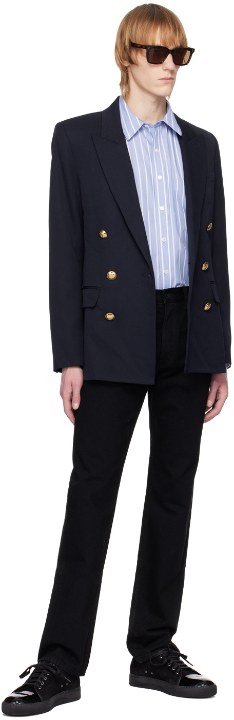 Nili Lotan Navy Phineas Blazer