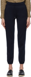 Loro Piana Navy Silk Quiberon Lounge Pants