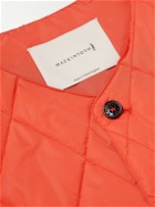 Mackintosh - Quilted Padded Shell Gilet - Orange