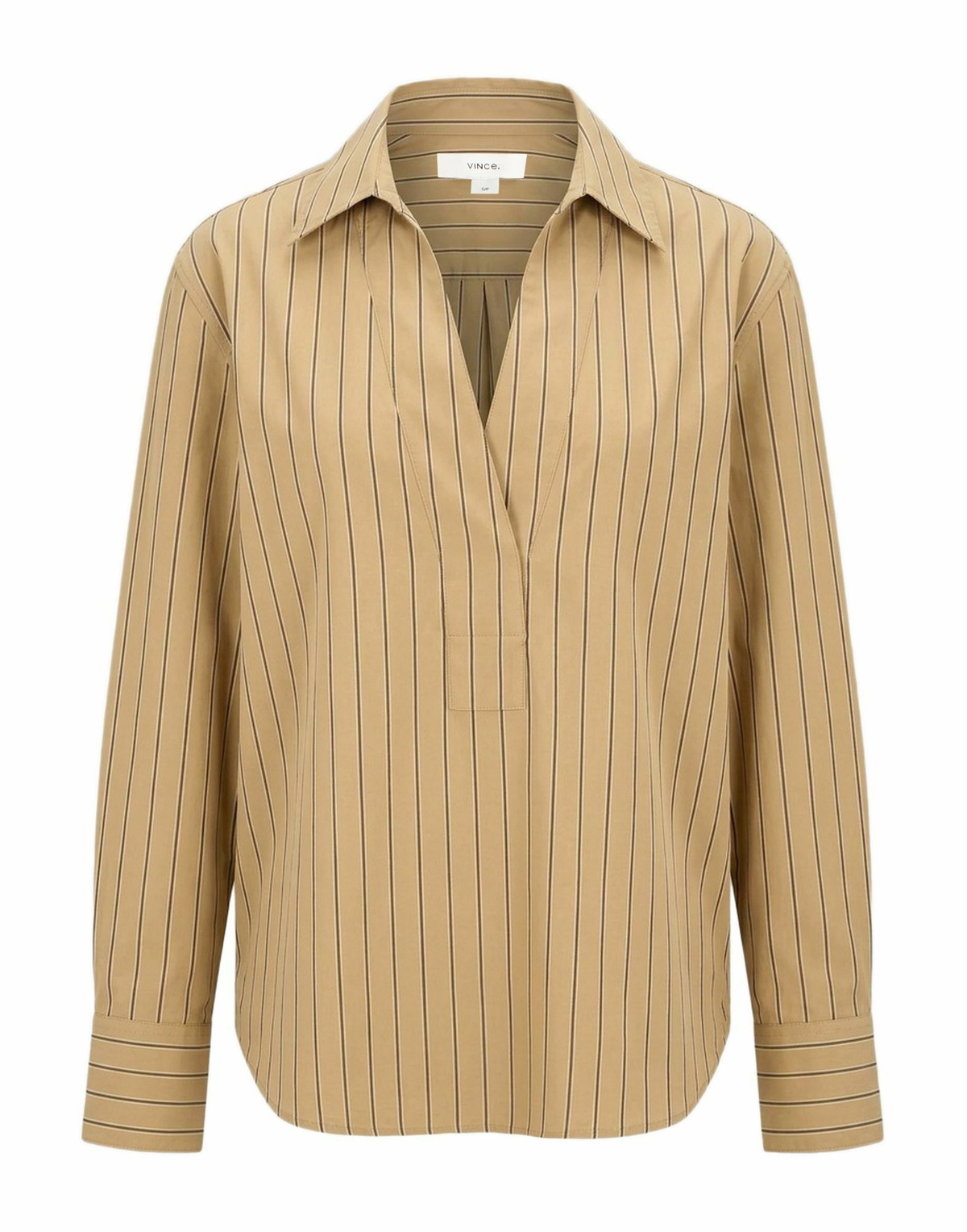 Vince. Womens Top Khaki