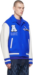 Axel Arigato Blue Mayday Bomber Jacket