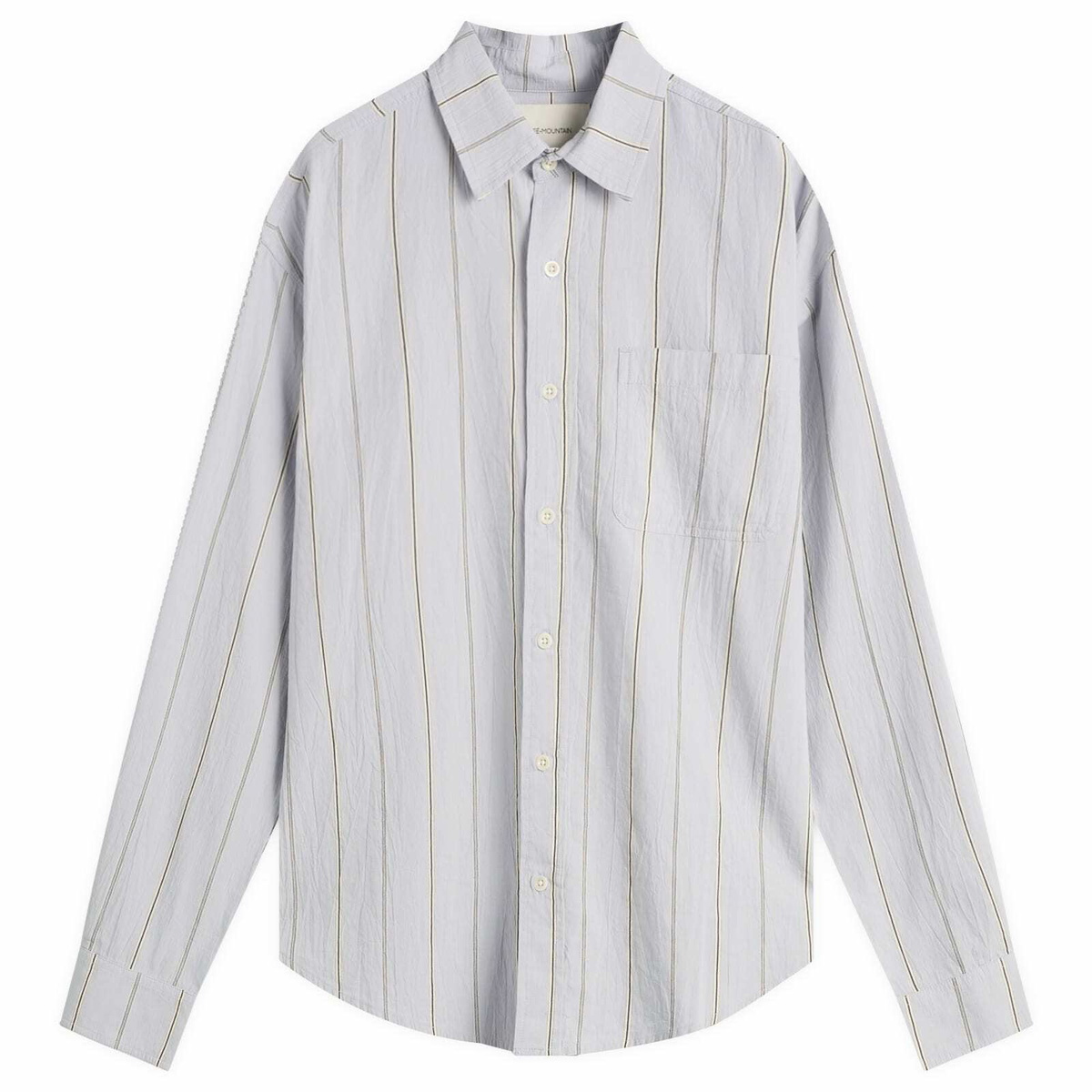 Café Mountain Men's Heritage Shirt in City Stripe