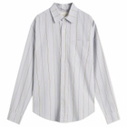 Café Mountain Men's Heritage Shirt in City Stripe