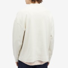MHL by Margaret Howell Men's Thermal Crew Sweat in Off White