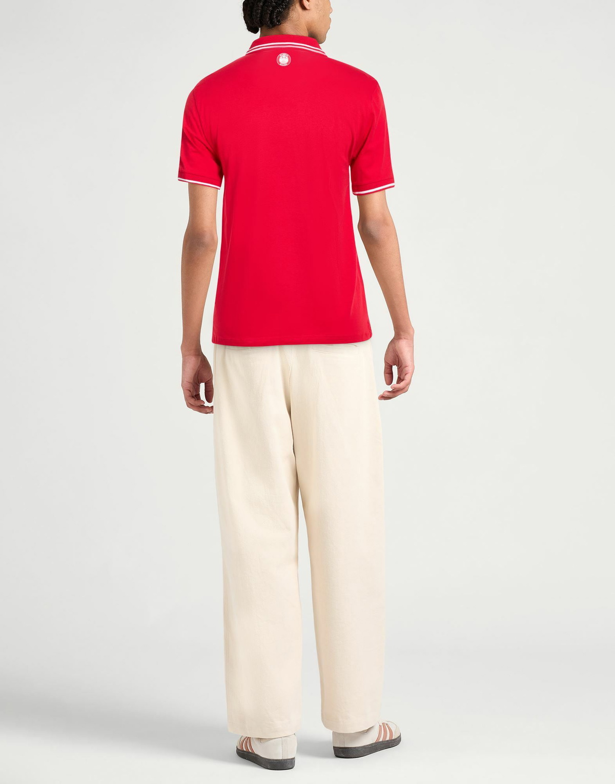 Ea7 Mens Polo shirt in Red