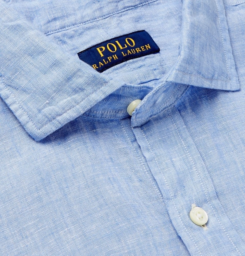 Polo Ralph Lauren - Slub Linen Shirt - Men - Blue Polo Ralph Lauren