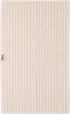 Tekla Off-White & Tan Striped Towel Set, 3 pcs
