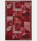 Gucci Jacquard wool and cashmere blanket