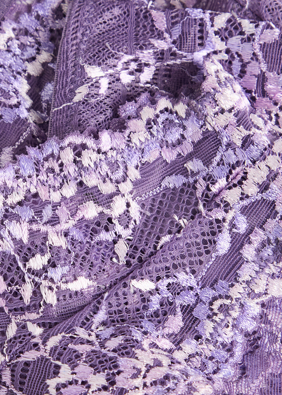 Wacoal Embrace Embroidered Lace Briefs Purple