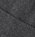 Holden - Ribbed Wool and Cashmere-Blend Beanie - Gray