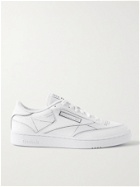 REEBOK - Maison Margiela Project 0 Club C Printed Leather Sneakers - White - 6