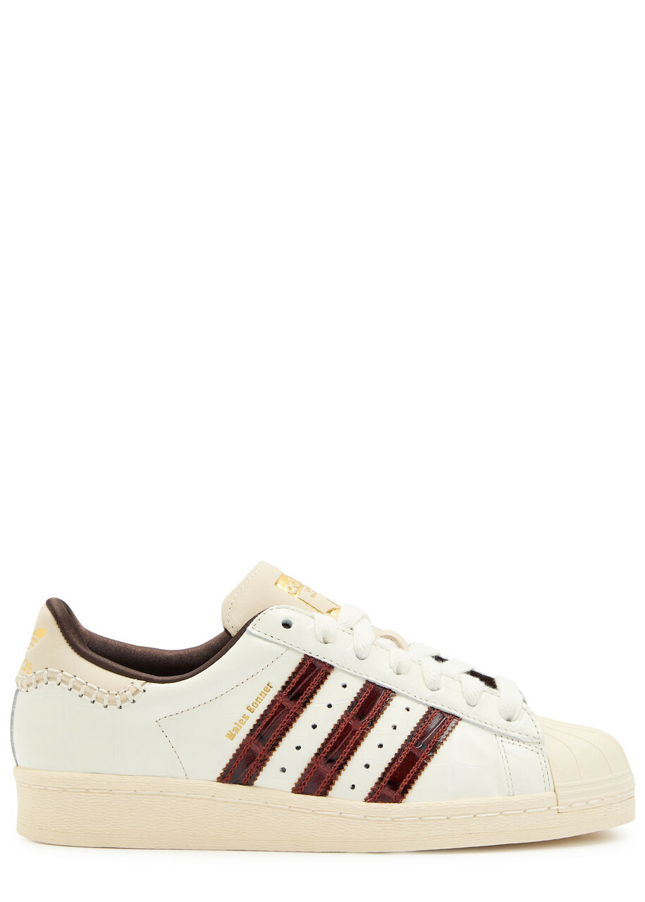 Adidas X Wales Bonner Superstar Leather Sneakers White