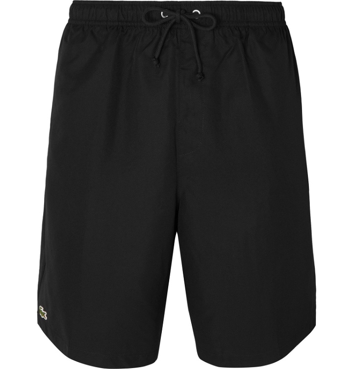 Photo: Lacoste Tennis - Shell Tennis Shorts - Black