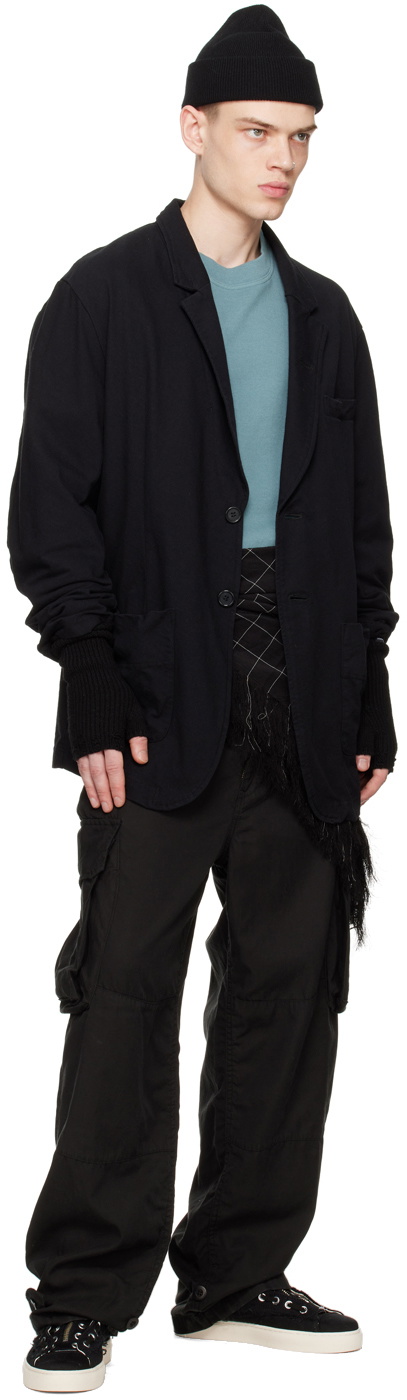 Undercoverism Black Button Blazer