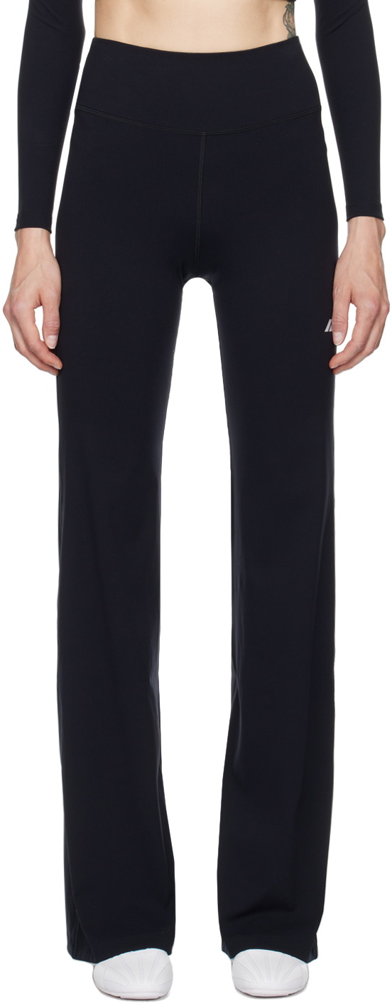 Balenciaga Black Activewear Flared Slim Lounge Pants