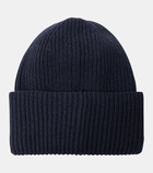 Moncler Genius Logo wool beanie