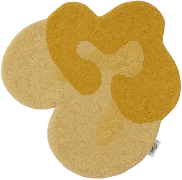 Photo: Rashelle SSENSE Exclusive Yellow Fruit Loopy Rug