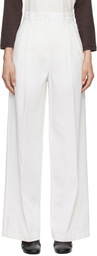 A.P.C. White Ginny Trousers