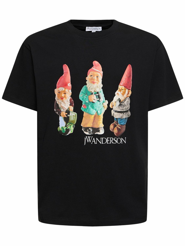Photo: JW ANDERSON - Gnome Print Cotton Jersey T-shirt