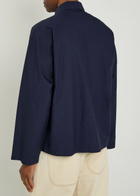 Ymc Chest Patch Pocket Cotton Shirt Blue
