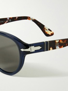 Persol - Havana Round-Frame Acetate Sunglasses