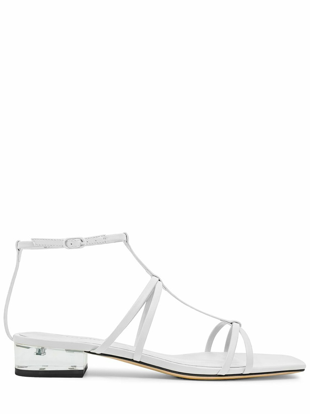 Photo: STUDIO AMELIA 20mm Artemis Leather Flat Sandals