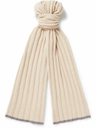 Brunello Cucinelli - Ribbed Cashmere Scarf