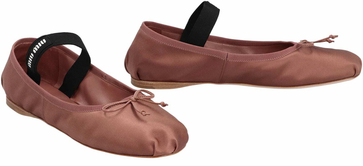 Miu Miu Satin Ballet Flats