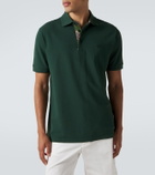Etro Pegaso cotton piqué polo shirt