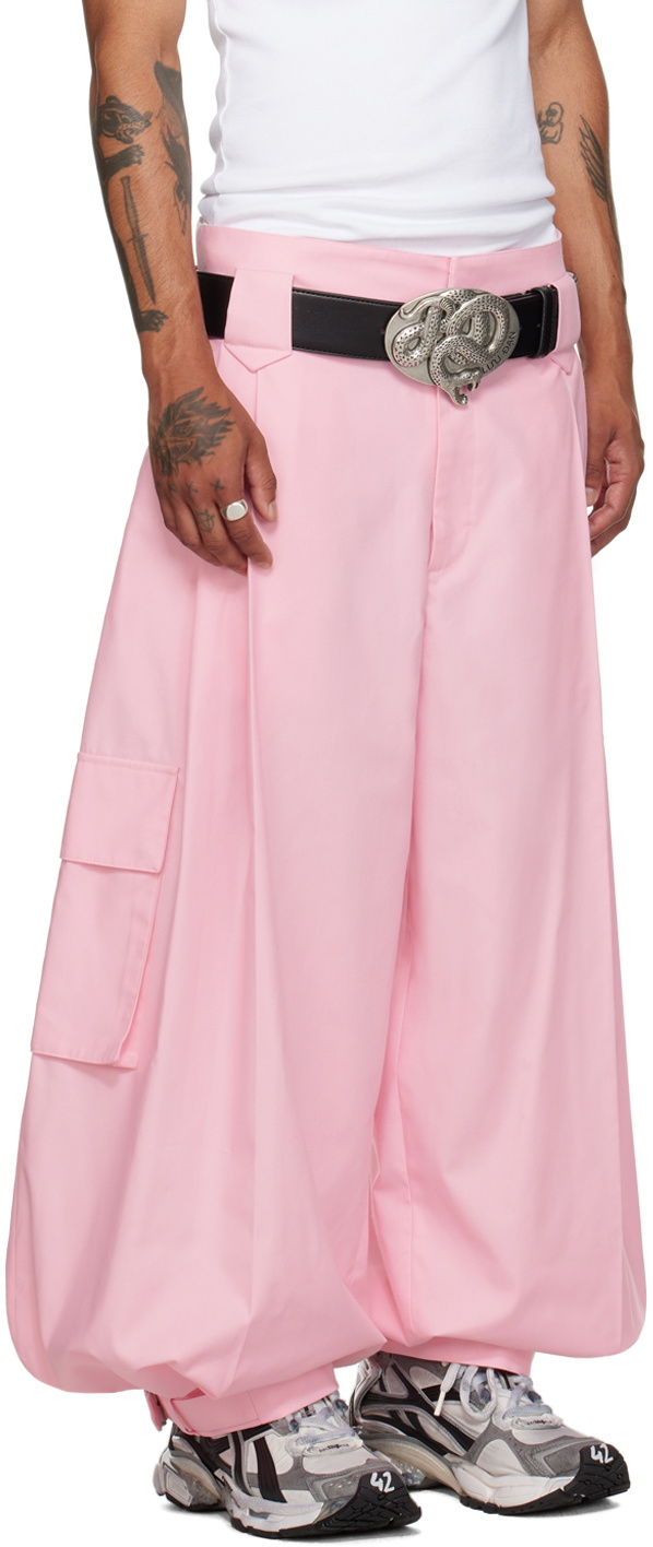 ★Wai Kei★ star trek pants pink YKBE01PT07-2 Pink Y2K Star Girl Baggy Shaggy Jeans | Kawaii Babe