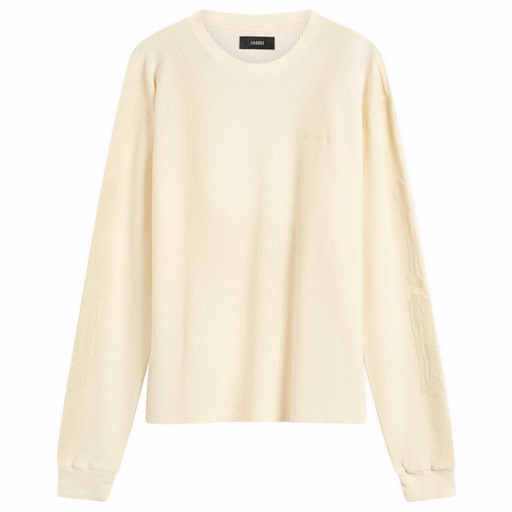 Photo: AMIRI Men's Bones Long Sleeve T-Shirt in Ivory