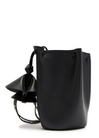 Givenchy Nano Floral Bag-charm Leather Bucket bag - Black - One Size