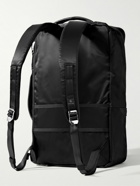 Master-Piece - Progress 2Way Textured Leather-Trimmed Nylon-Twill Backpack