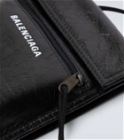 Balenciaga Explorer Arena leather strap pouch