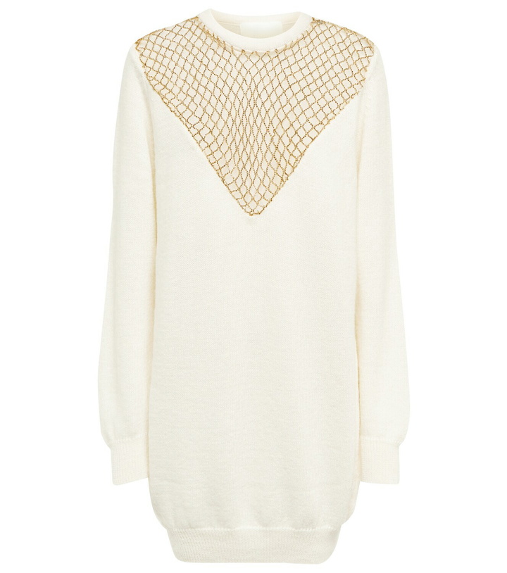 Photo: Costarellos Arianna mohair-blend sweater dress