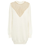 Costarellos Arianna mohair-blend sweater dress