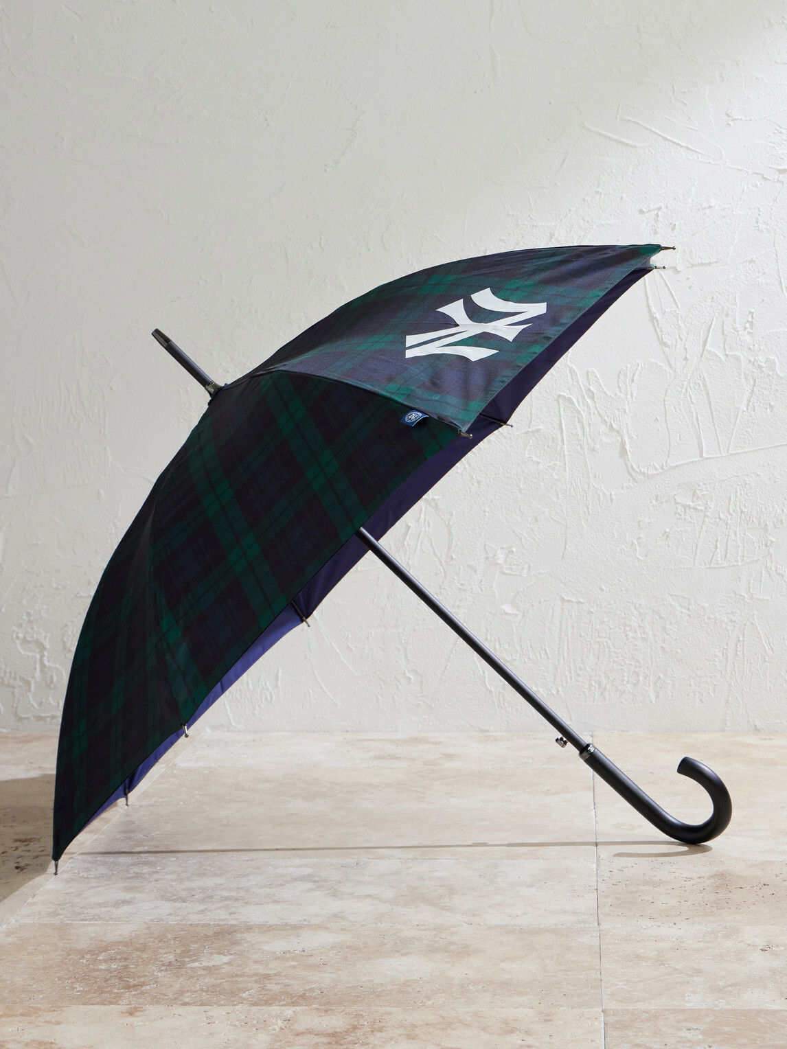 Ralph Lauren Home - MLB Logo-Appliquéd Checked Shell Umbrella - Blue