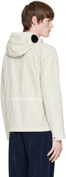 C.P. Company Off-White Twill Mixed Explorer Jacket