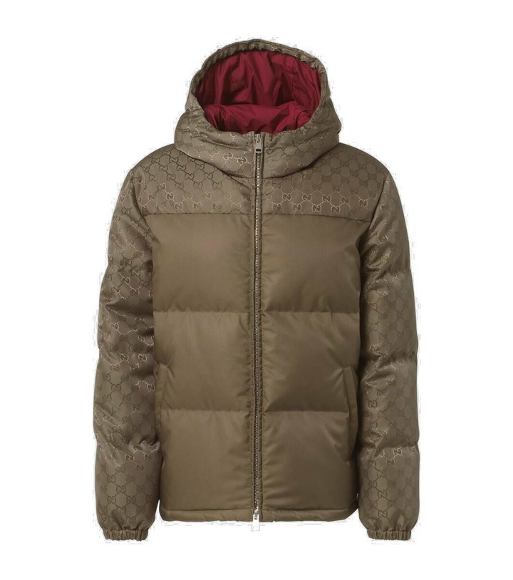 Photo: Gucci GG canvas down jacket