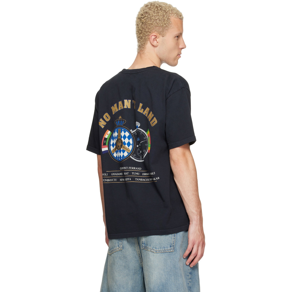 Rhude Black 'Rhude' Chrono T-shirt