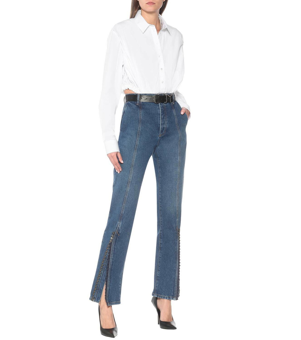 Y/Project Cotton-poplin bodysuit