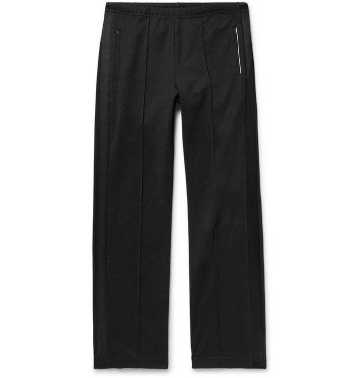 Photo: Maison Margiela - Satin-Trimmed Tech-Jersey Trousers - Men - Black