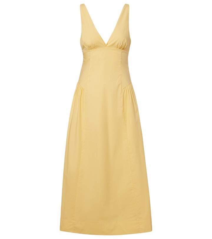 Photo: Posse Lindie cotton poplin midi dress