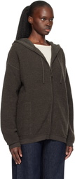 Lauren Manoogian Gray Fine Terry Hoodie