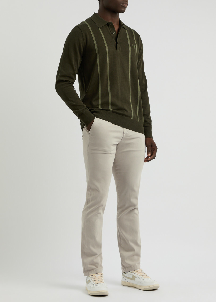 7 For All Mankind Slimmy Luxe Performance Chinos Grey