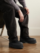 Diemme - Alpago Rubber-Trimmed Suede and CORDURA® Boots - Black