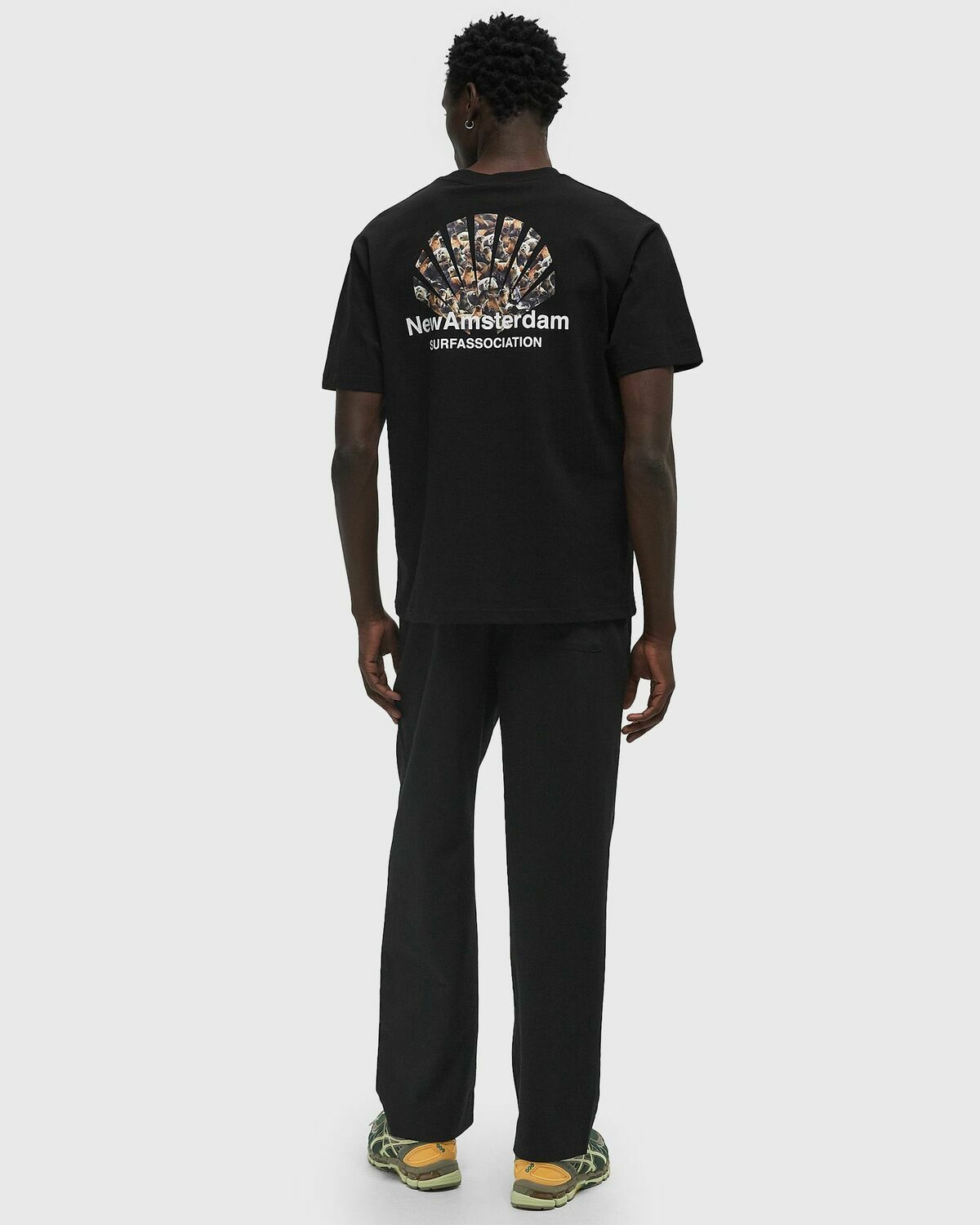 New Amsterdam SEAL LOGO TEE pink Mens Shortsleefe